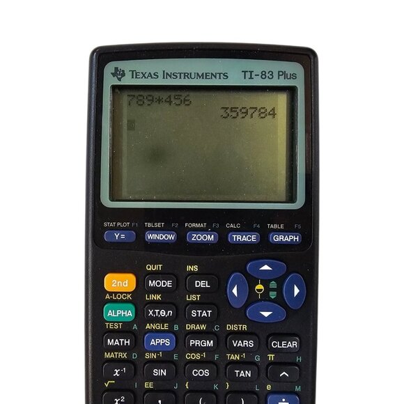 Texas Instruments TI-83 Plus Graphing Calculator Black With Cover TESTED WORKS - Picture 6 of 10